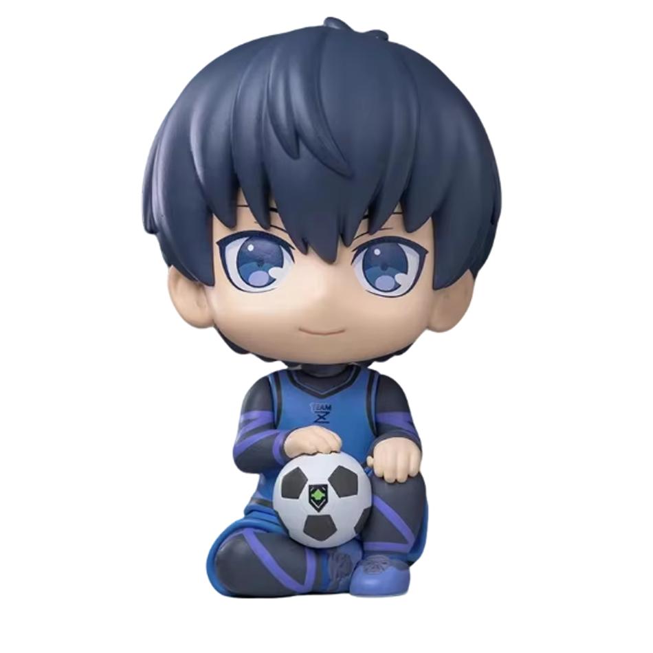 In Stock BLUE LOCK Yoichi Isagi Seishiro Nagi Q Version PVC Anime Figurine Collectible Model Birthday Gift