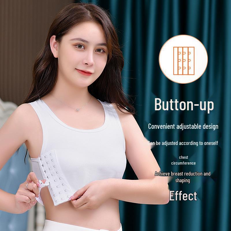 Sangjia Sportovní vesta na zploštění hrudníku proti otřesům - Zplošťuje velká prsa a maskuje pro zvýšení pohodlí
