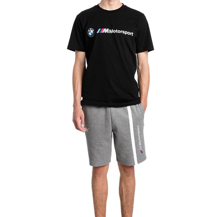 Puma Pánské tričko s krátkým rukávem BMW Motorsport Series Černé 578694-01