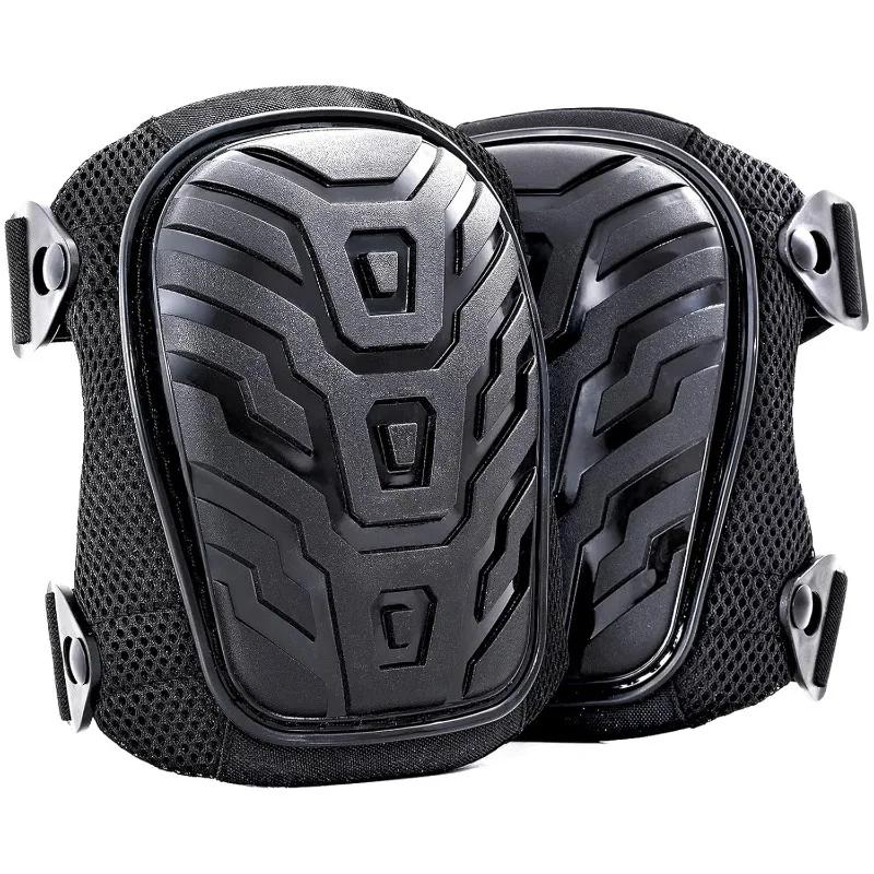 1pair Professional Knee Pads for Work with Secure Double Straps & Regulable Clips Would Industrial Heavy Duty Tactical Gardening