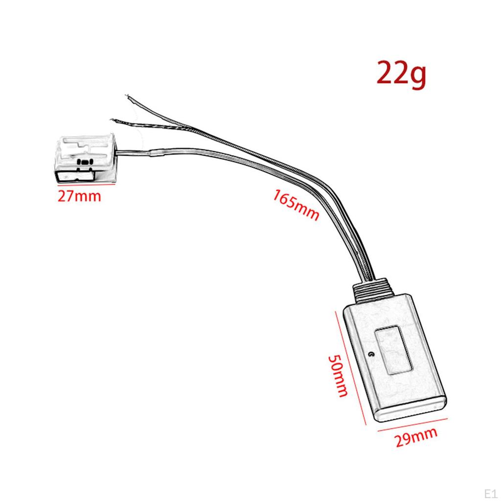 Car 5.0 Module Radio Stereo AUX Cable Adapter 12Pin Connector In Wire for RCD