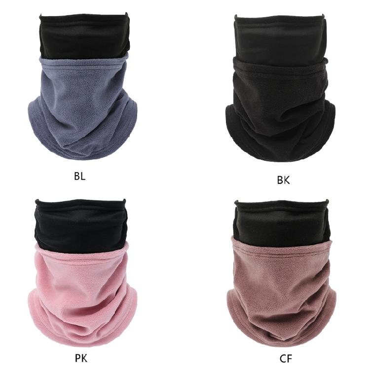 Adult Face Cover Fleece Neck Warmer Winter Windproof Tube Scarves for Skiing