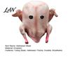 Soft Latex Animal Head Mask Halloween Mask, Realistic Turkey Shape, Breathable Full Unique Thanksgiving Day Costume Cover, for Party Dress Up Cosplay