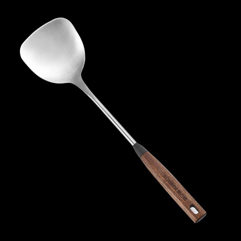 Kangbahe Walnut Handle 304 Stainless Steel 5-Piece Kitchen Utensil Set