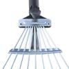 Telescopic Metal Rake Adjustable Garden Leaf Rake Camp Rake Expandable Metal