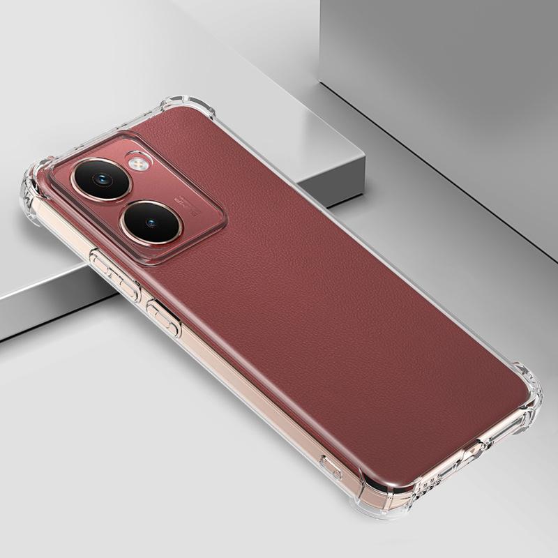 Applicable to OPPO A6X 4G/5G foreign version four corners anti-drop mobile phone case OPPO A3 5G transparent tpu soft case