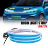 White 180cm Flexible Car Hood Day Running LED Light Strip Accessories Universal