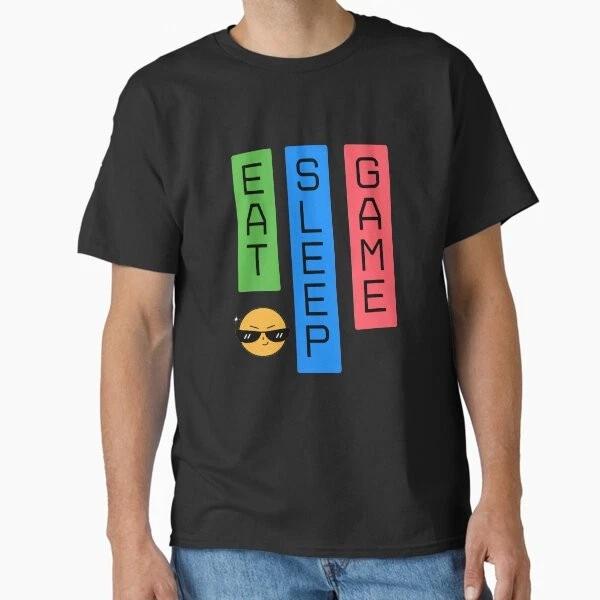 Eat Sleep Game Classic Classic Tshirt Made In Usaaus Tshirt S2xl S