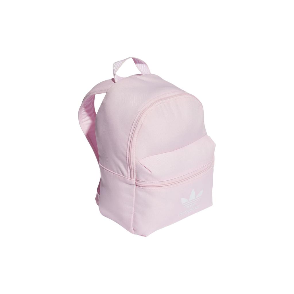 Adidas Originals Logo Multi-Pocket Recycled Polyester Backpack Women Backpacks Clear-Pink IS4365