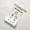 Eye Chart Multipurpose Waterproof Standardized Clear Printing Accurate Reading Eye Vision Exam Thicken Adults Kids Wall Visual Acuity Chart Canvas
