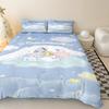 MINISO Modern Print Duvet Cover Set Sanrio Children Grade A Printed Queen Size Home Cinnamoroll Mattress Bedding 3 Piece