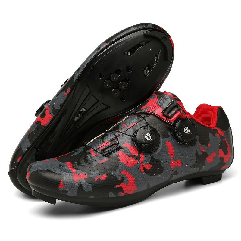 Large size men's and women's unlocked shoes bicycle road bike mountain bike cycling couple bicycle shoes