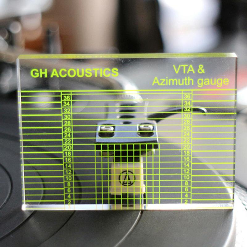 VTA Balance Azimuth Adjustment Pravítko HD Vinyl gramofon Měřicí kazeta Tónové rameno Azimut