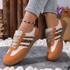 Plus Size Retro Leopard Print Women's Casual Shoes - European & American Style Spring/Autumn