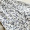 140x50cm/140x200cm Polyester Linen French Blue Printed Fabric For Dresses, Tablecloths, Curtains, Handmade DIY Fabric YHTJ0063