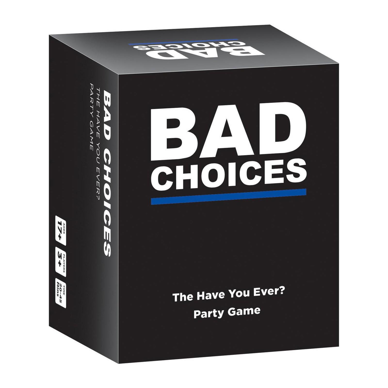 Bad Choices Card Game Fun Adult Party Game, Perfect for Game Nights and Parties, Hilarious and Entertaining