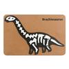 Wooden Animal Dinosaur Puzzles Archaeological Dinosaur Fossil Skeleton Model Cognitive 3D Jigsaw Puzzle Board Kids Toys Gifts