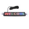 LED Laufschrift 12x72 Pixel 230x50mm Bluetooth APP Programmierbares LED Matrix Panel für Party Auto B