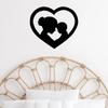 Mother and baby love Home Metal Wall Decor Sign Aesthetic Bedroom Room Door Decoration Modern Hangings Plate Decorative Items