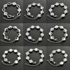 Cute Stainless Steel Funny Smile Face Bracelet Link Hand Chain for Women Men Emoji Charms Wrist Wristband Anklets Metal Jewelry