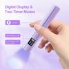 Mini UV Light for Gel Nails,  Handheld UV Light for Nails, Portable Rechargeable Nail Dryer with 2 Timers for Fast Curing, USB Cordless LED U V Nail