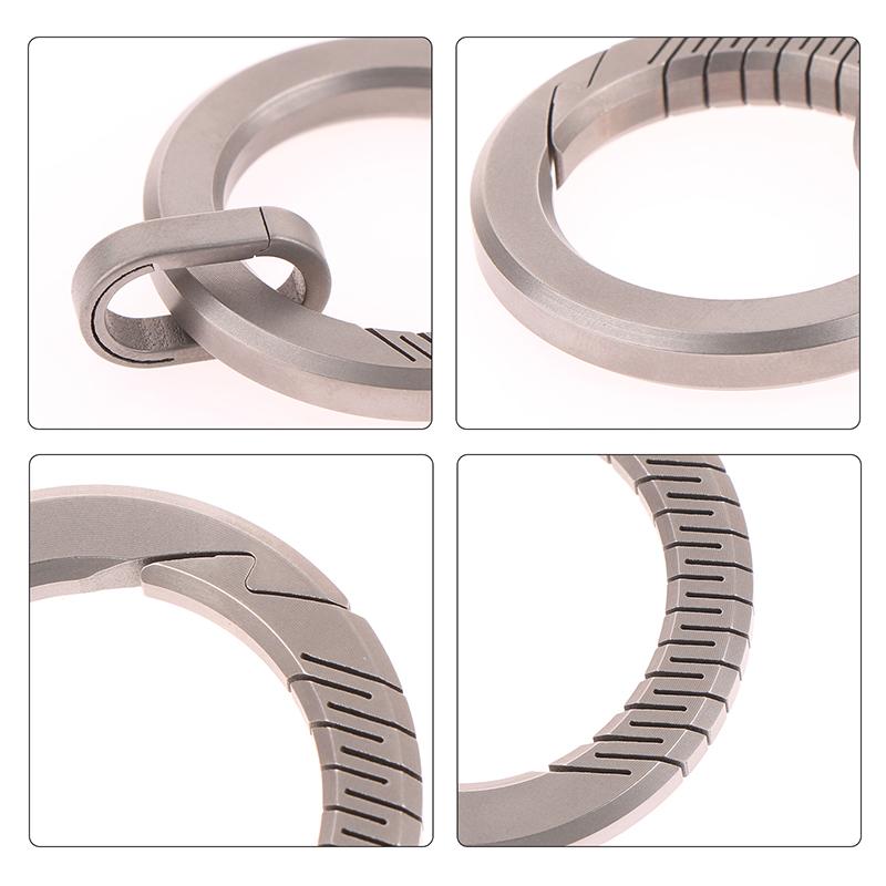 Titan Legierung Schlüsselbund Männer Schlüsselbund Multifunktions Schnalle Persönlichkeit