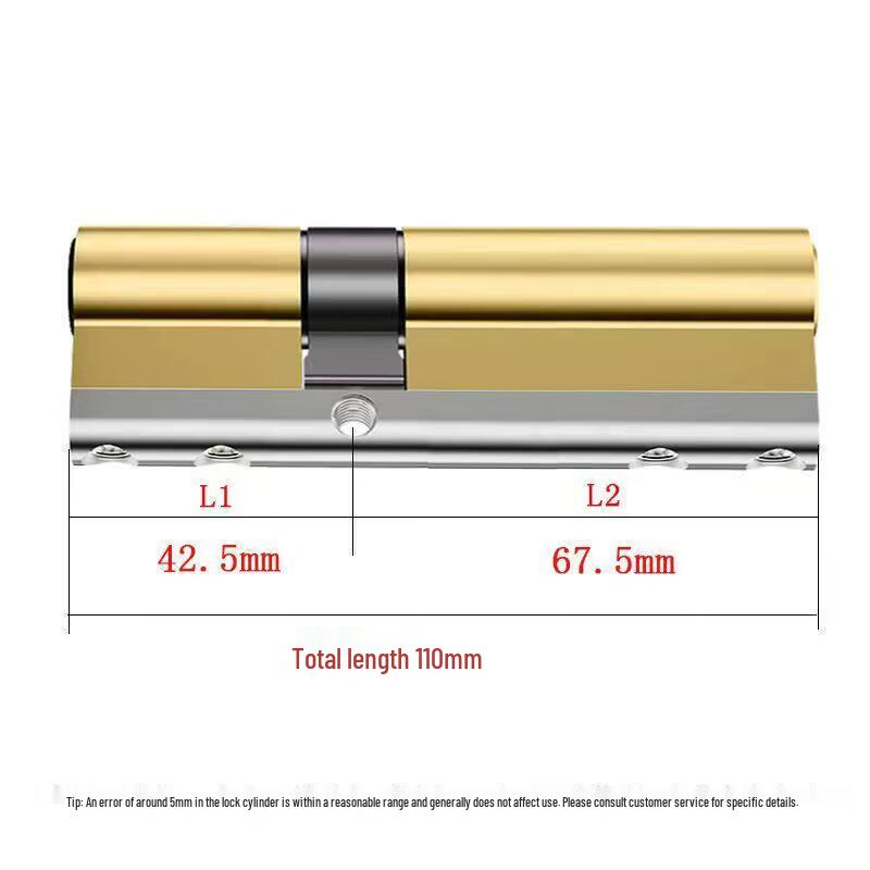 Rongyu Universal Anti-Theft Door Lock Cylinder
