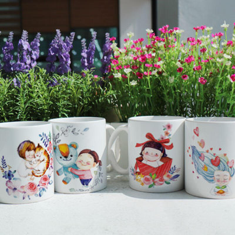 tk276-Design Mug 4p-Watercolor Illustration