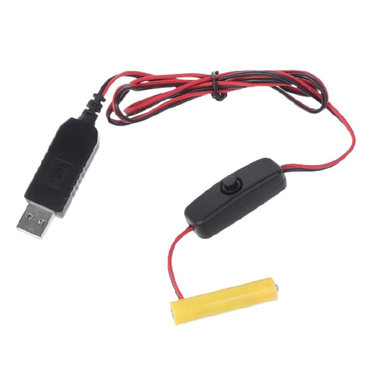 Universal 3V AAA USB Power Converter Battery Eliminator Replace 2pcs AAA Battery
