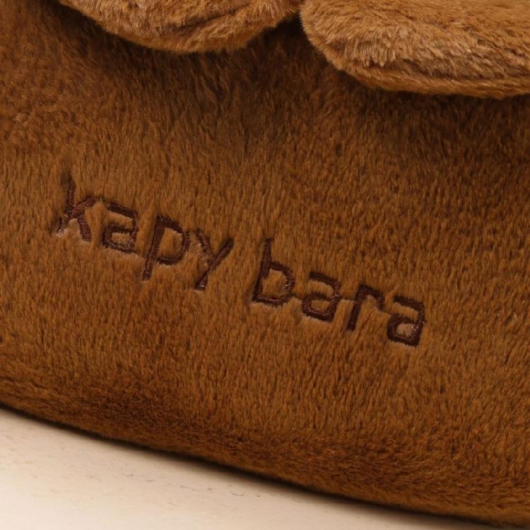 Praktyczny pluszowy plecak z kapibarą Casualowa torba szkolna Zaprojektowany dla dzieci i młodzieży Oferuje dużą przestrzeń do przechowywania i komfort