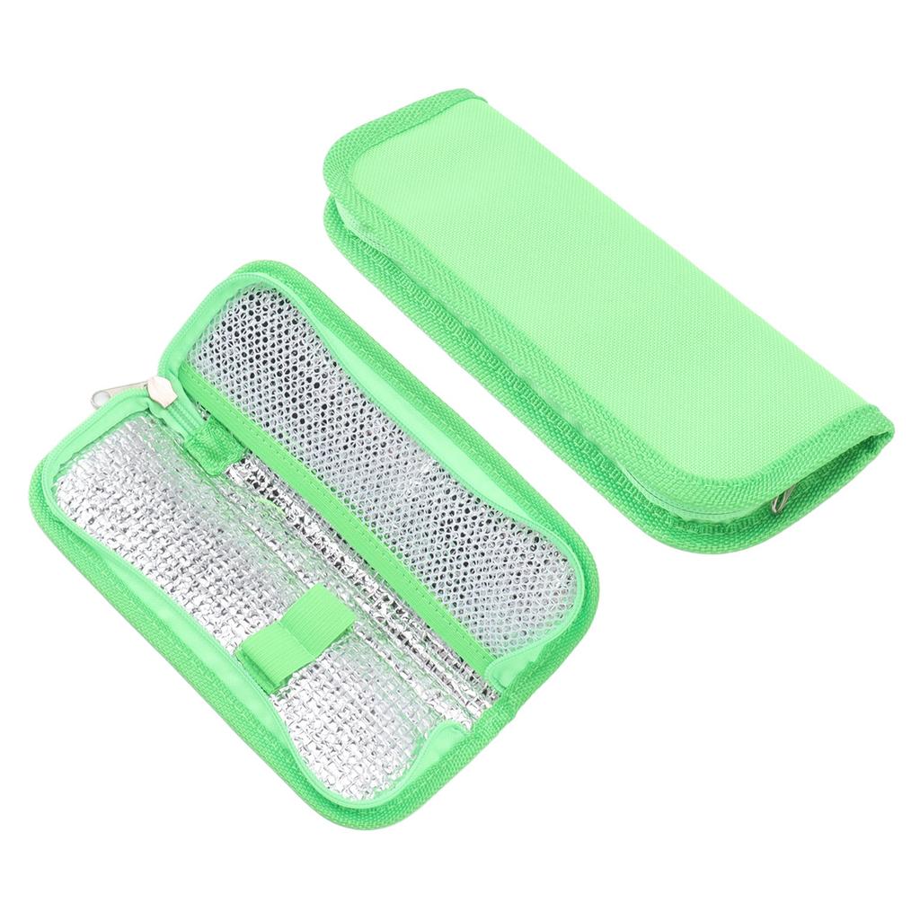 Insulin-Tragetasche Tragbarer Reiseorganizer Kühltasche für Diabetes mit Reißverschluss Typ 1