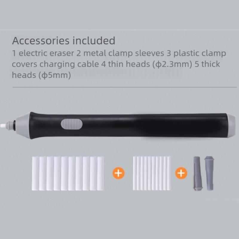 Electric Pencil Eraser with Refills Electric Eraser Kits for Drawing Painting Sketching Drafting School Supplies