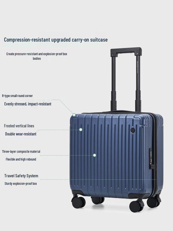 OIWAS 6669 18-inch ABS&PC Carry-on Luggage