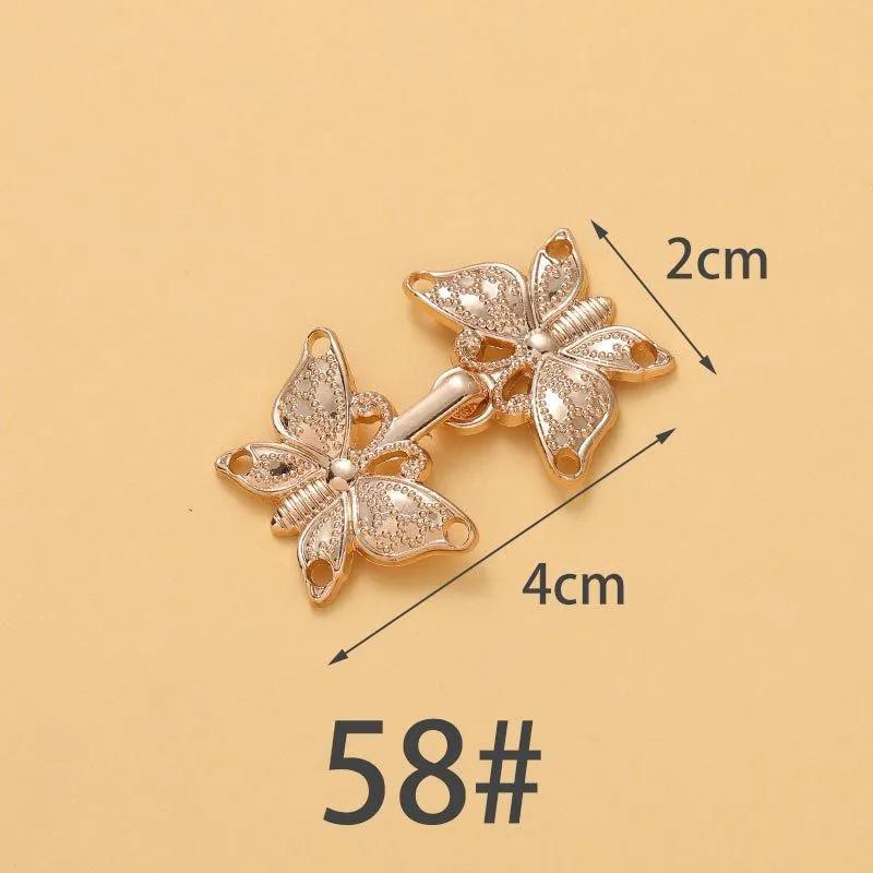 1-4Pairs Women Brooch Set Tighten Waist Button for Women Skirt Pants Jeans Adjustable Waist Clip Metal Pins Clothing Accessories