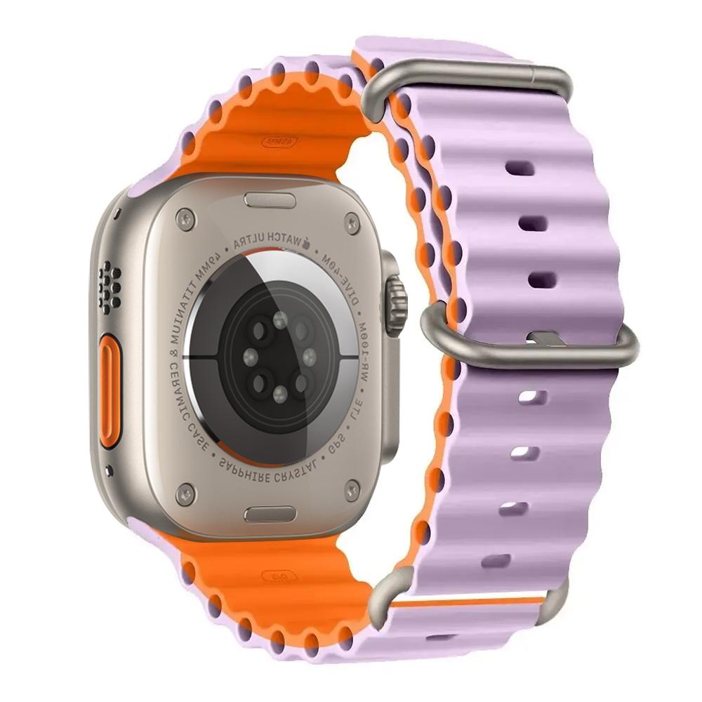 Ocean Band for Watch Ultra 3 Series 11 10 9 7 8 6 SE 49mm 45mm 46mm 42mm 44mm 40 41 Silicone Bracelet Correa iWatch Strap