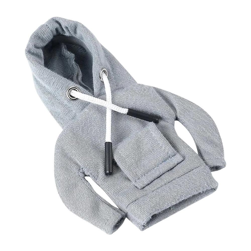 5 Inch Doll Porch Goose Outfit Hoodies Porch Goose Dress Desk Goose Outfits Lawn Garden Decoration серый