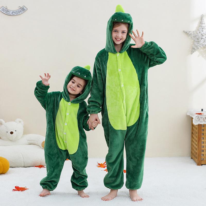 Halloween Capybara Flannel Blanket Sleepers Onesie Hooded Children Costume Clothes Jumpsuit Sleepwear For Boys Girls