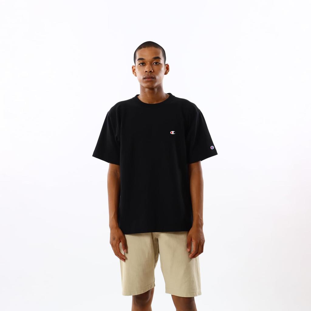 Champion Reverse Short Sleeve Relax with Embroidered Size This Reverse Short Sleeve Features a Relaxed Fit and a Crew Made of This Reverse Short