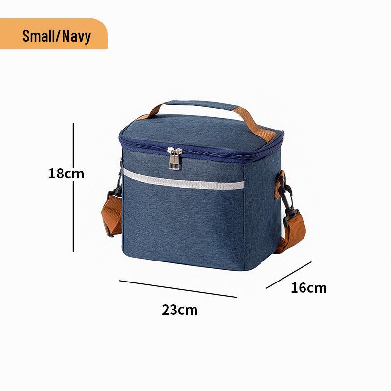 

Double-Layer Insulated Crossbody Lunch Bag - Large, Waterproof, Ideal for Picnics