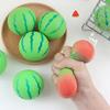 1/2 Pezzi Sollievo dallo Stress Yolk Fidget Toy Maialino Cartone Animato Coniglietto Anguria Uovo con Doppio Tuorlo Giocattolo Sensoriale da Spremere Esercizio per le Mani Rilassamento Palla Antistress