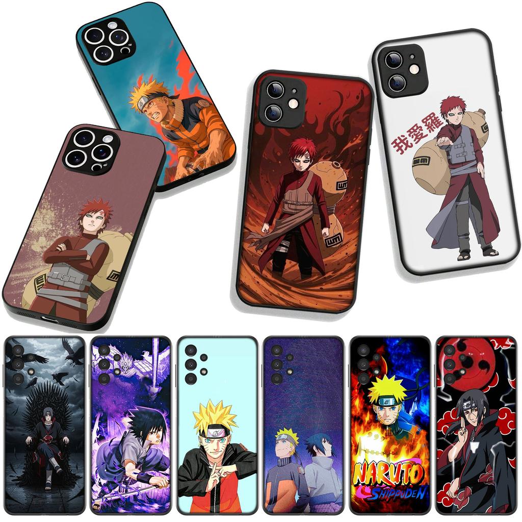 Gaara Narutos Sasuke Uchiha Itachi Phone Cover for Apple iPhone 16 15 14 Plus 13 12 Mini 17 Pro Max + ProMax 16E Air Case