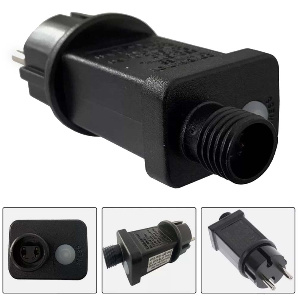 31V 6W EU Adaptér Napájecí zdroj Převodník Adaptér IP44 Vodotěsný 8 Režimů Světelný řetěz Zástrčka Elektrické Adaptéry Příslušenství