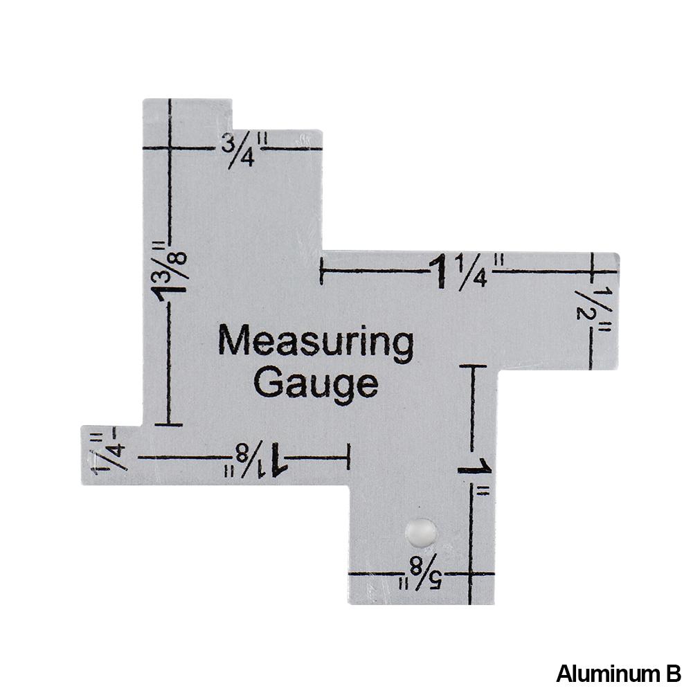 Точный измеритель швов Металлический линейка-шаблон для квилтинга и шитья Портновская линейка Для пэчворка Квилтинга Аксессуары для рукоделия