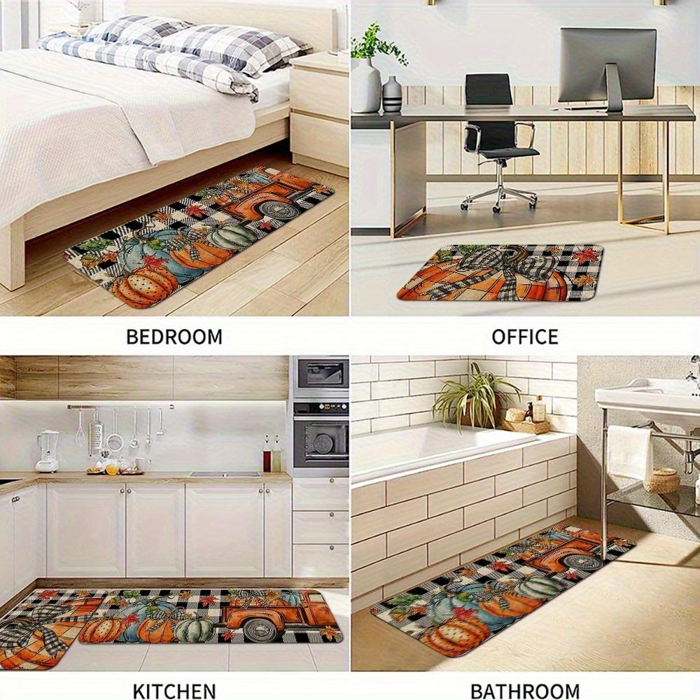 1PC Nectar Visitor Pattern Kitchen Rug Non-Slip Door Mat Pop design Bathroom Rug Bath Mat Carpet for Home Sink Laundry ecoreeree
