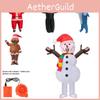 Adult Inflatable Santa Snowman Gingerbread Man Costume For Cosplay And Halloween Parties