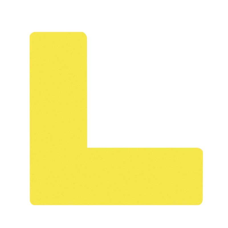 HAOSIKEPU L-Shaped 5S/6S Positioning & Marking Labels 3 x 1 cm жёлтый