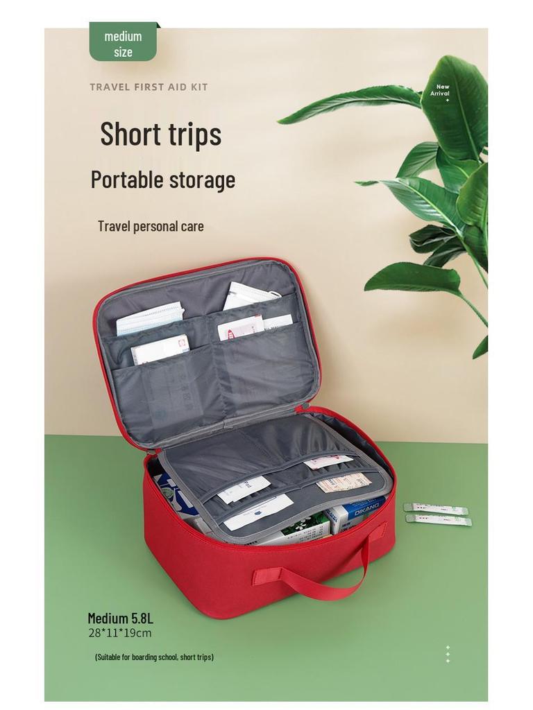Health & Safety Back-to-School Kit: Child & Adult Medical Essentials and Storage Bag