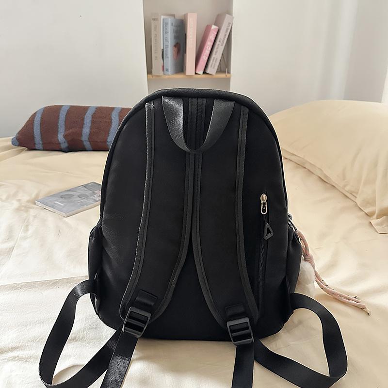 Schoolbag new college style contrasting color primary and secondary school students multi-compartment backpack anti-splashing Japanese cute high-value