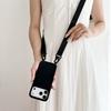 Crossbody Lanyard Phone Case For Samsung S25 Ultra S24 FE S23 S22 A16 A55 A35 iPhone 16 Pro Max 15 14 13 12 11 Shockproof TPU Solid Color Soft Cover