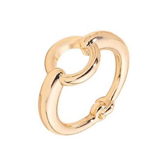 Scarf Button Clip Triple-Ring Alloy Scarf Clip Adjustable Multi-Functional Clasp with Non-Slip Snag-Free